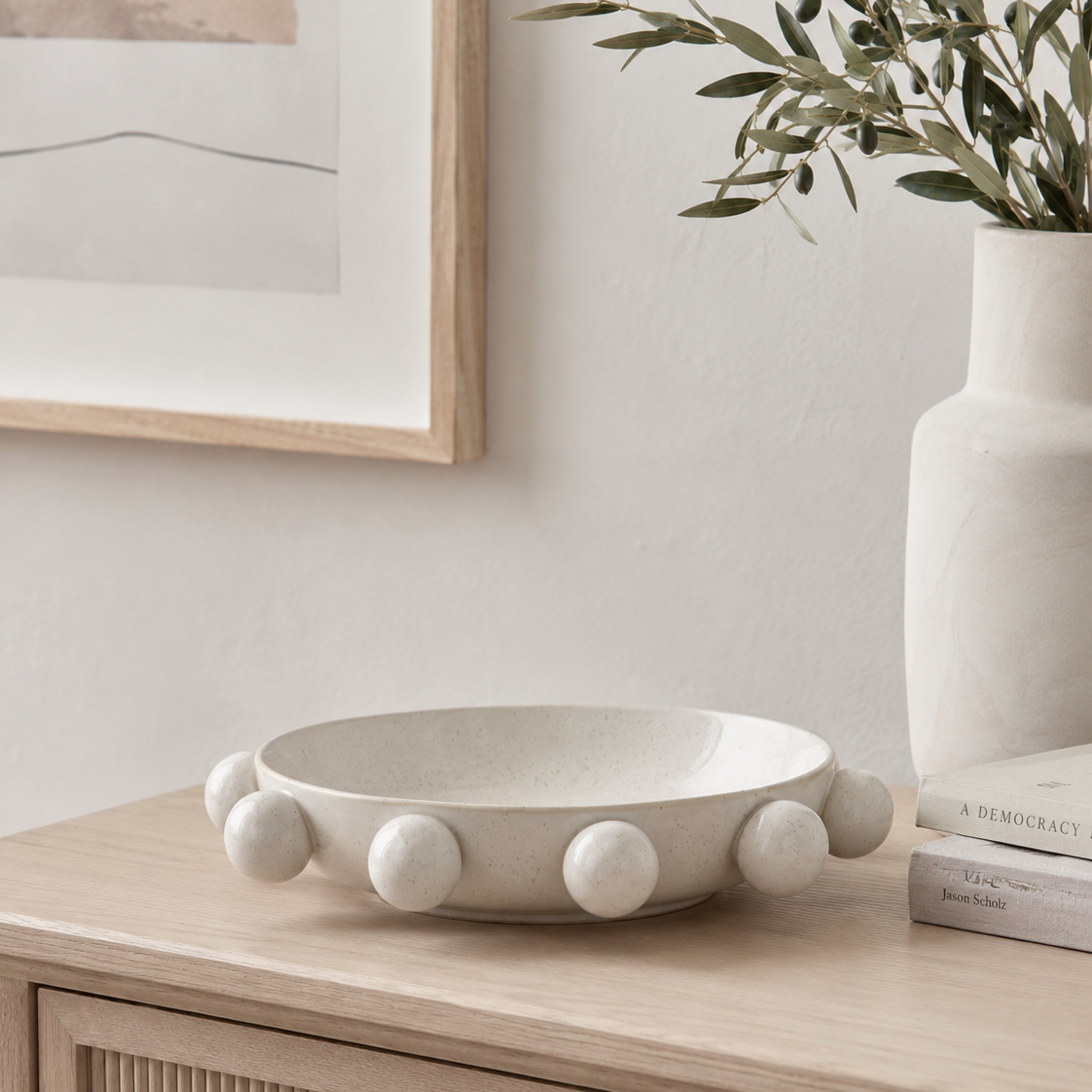 Perla Beaded Bowl