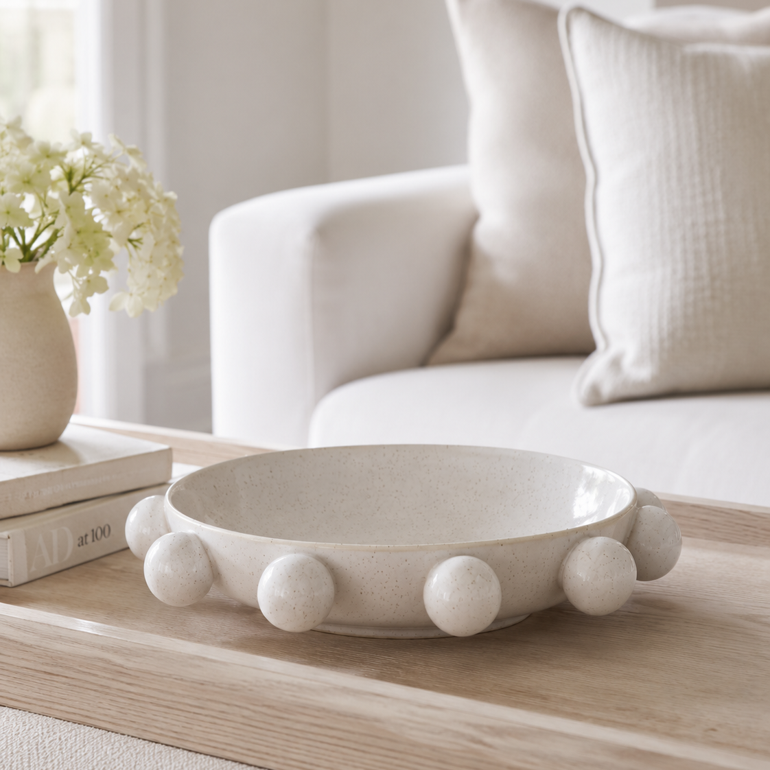 Perla Beaded Bowl