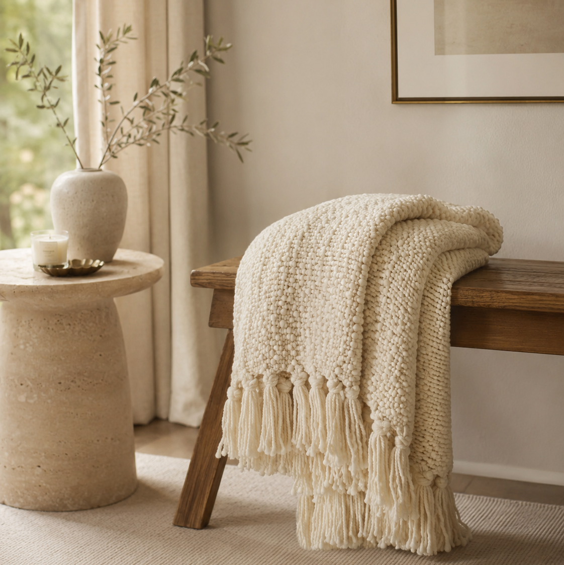 Tamsin Fringe Throw