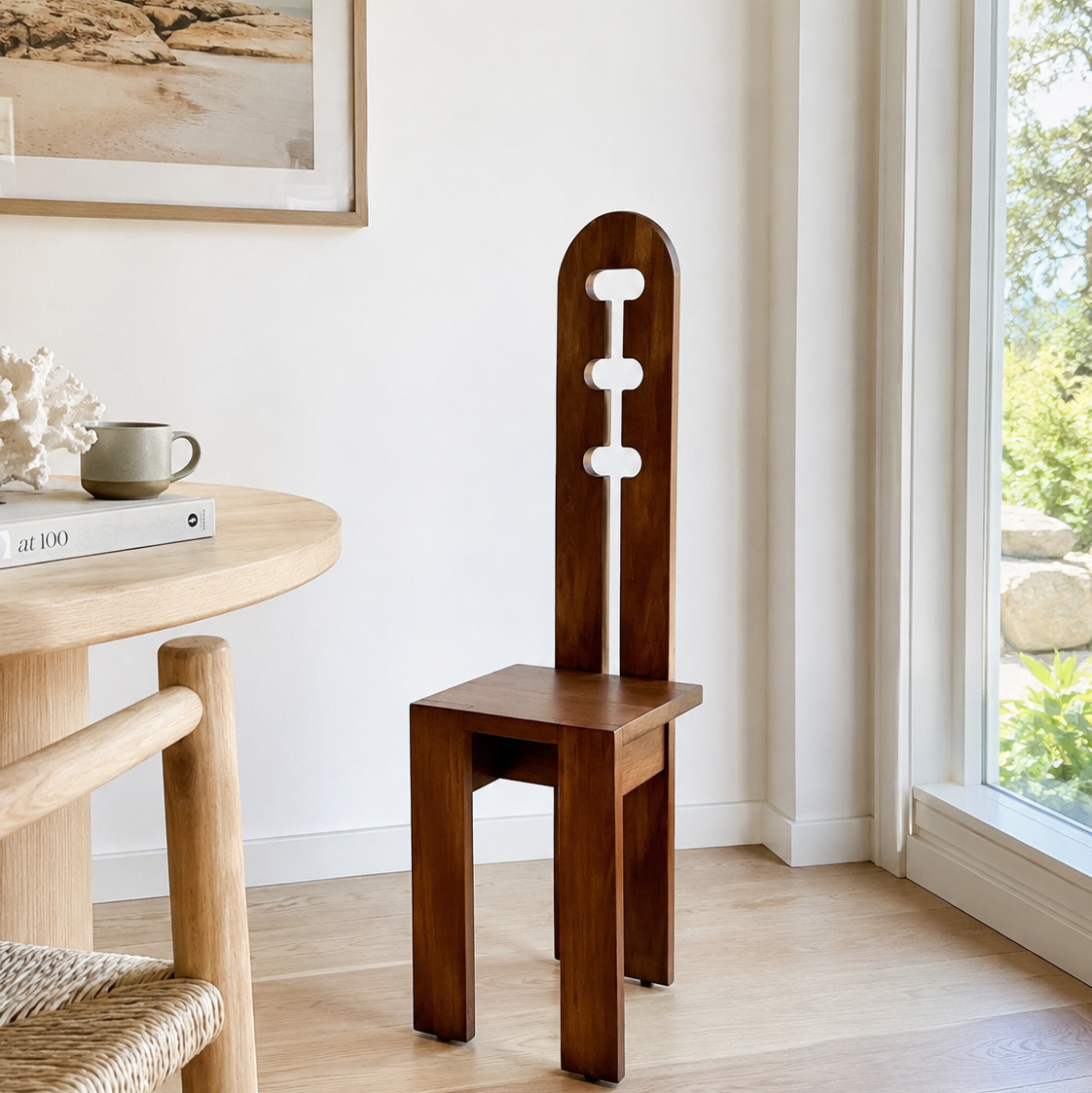 Arco Sculptural Accent Chair
