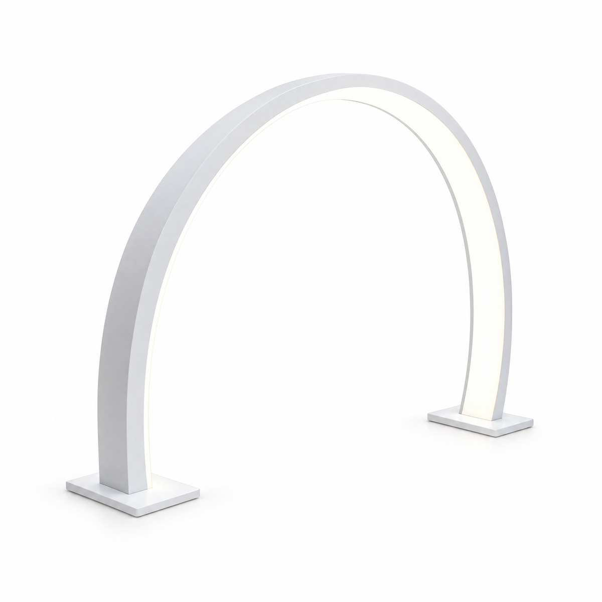 Luna Crescent LED Desk Lamp on a white background
