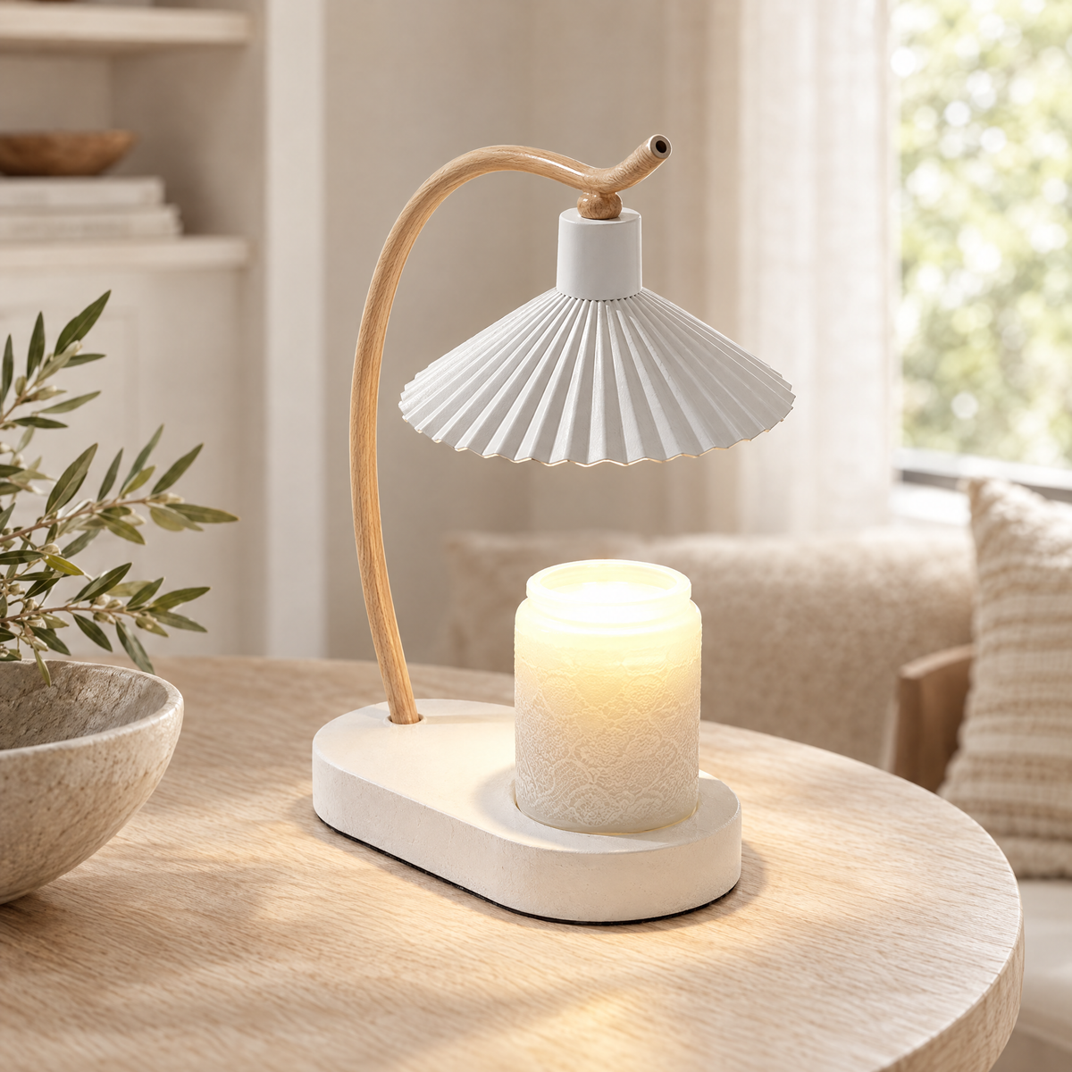 Stoppino Candle Warmer Lamp close-up detail