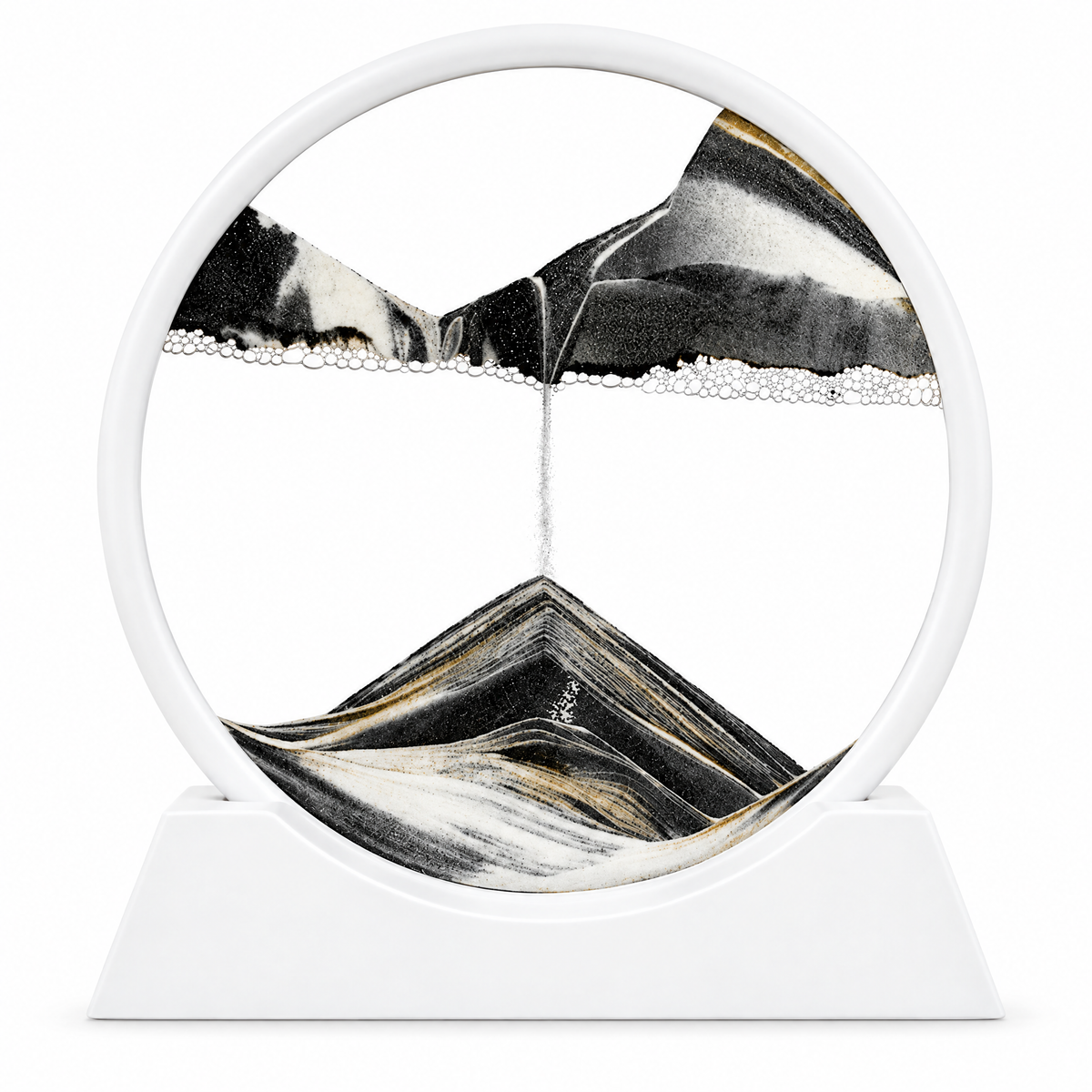 Sabbia Black sand, white frame – white background product photo