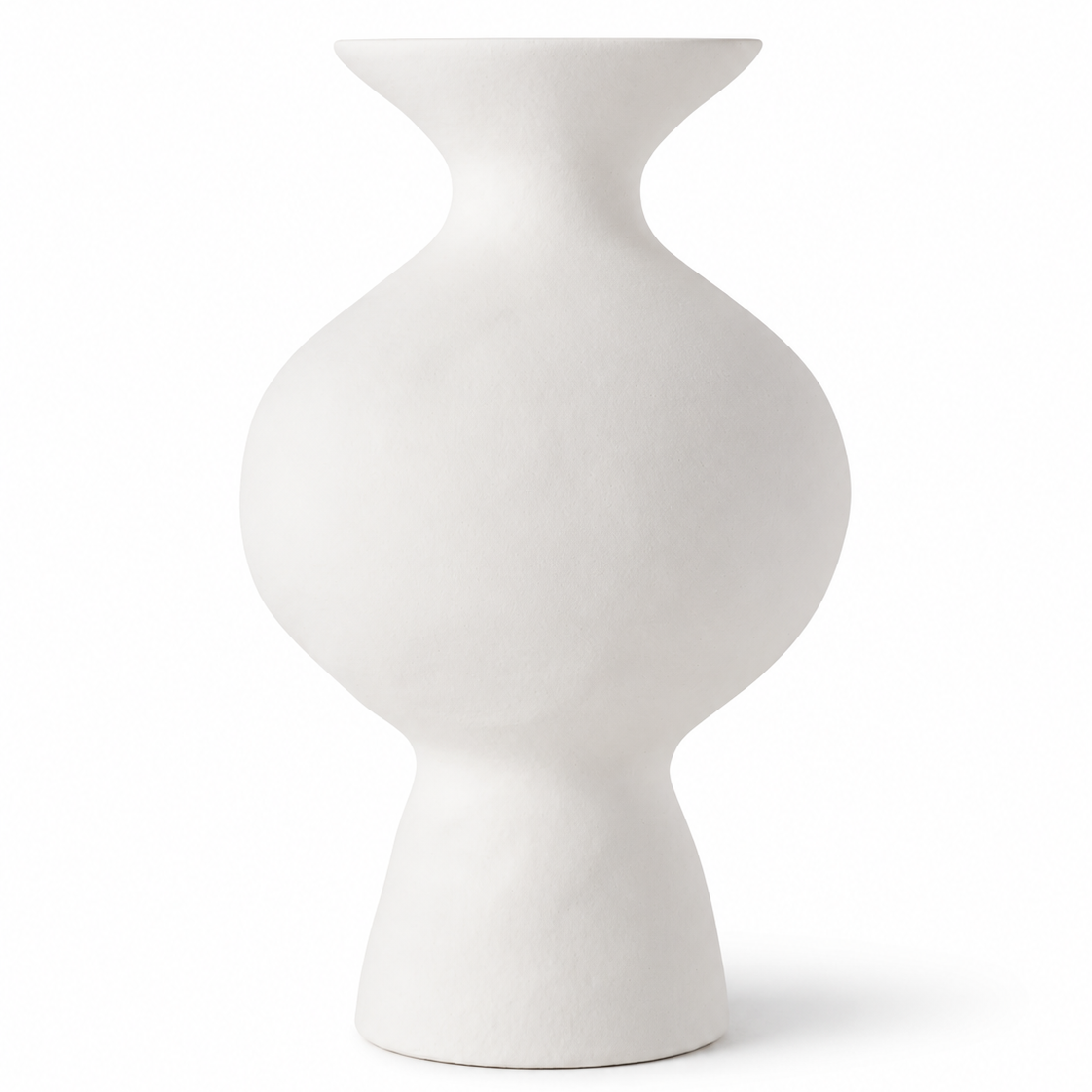 Palma Matte Ceramic Bulbous Vase