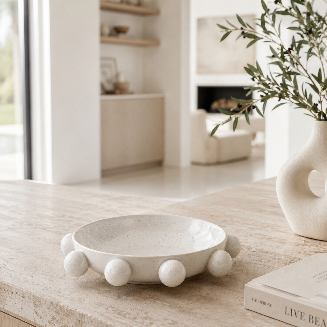 Perla Beaded Bowl