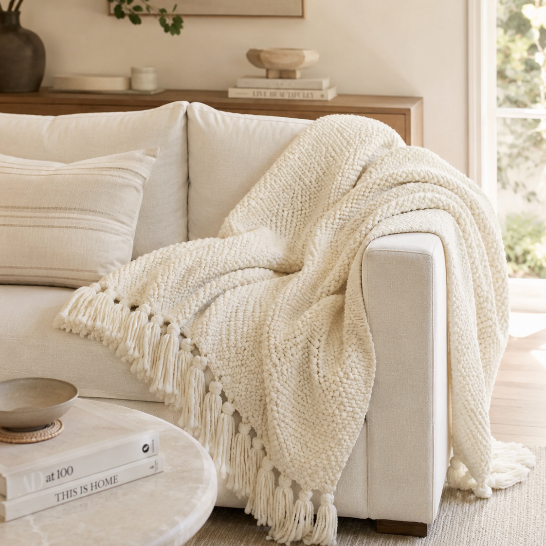 Tamsin Fringe Throw