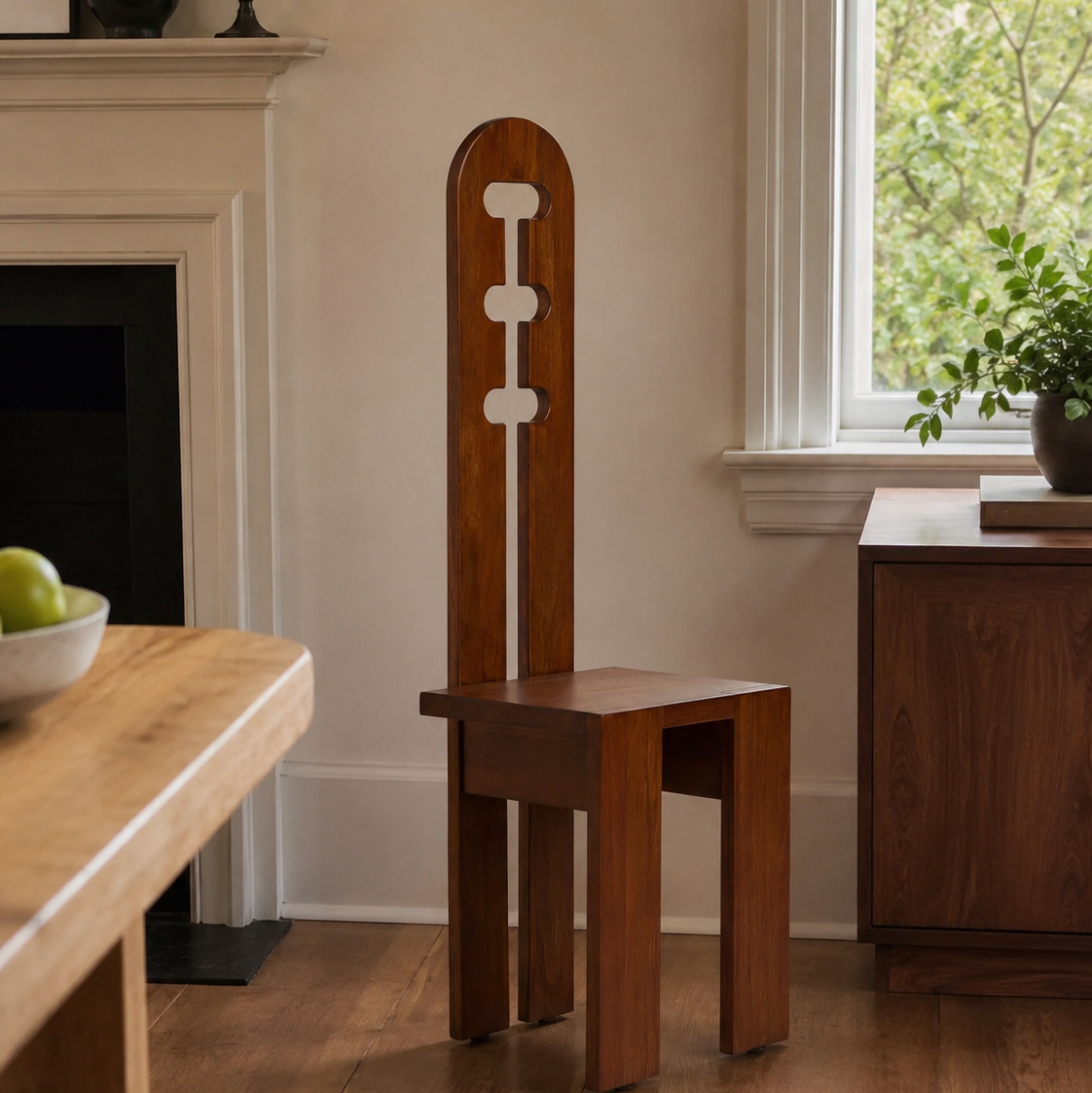 Arco Sculptural Accent Chair