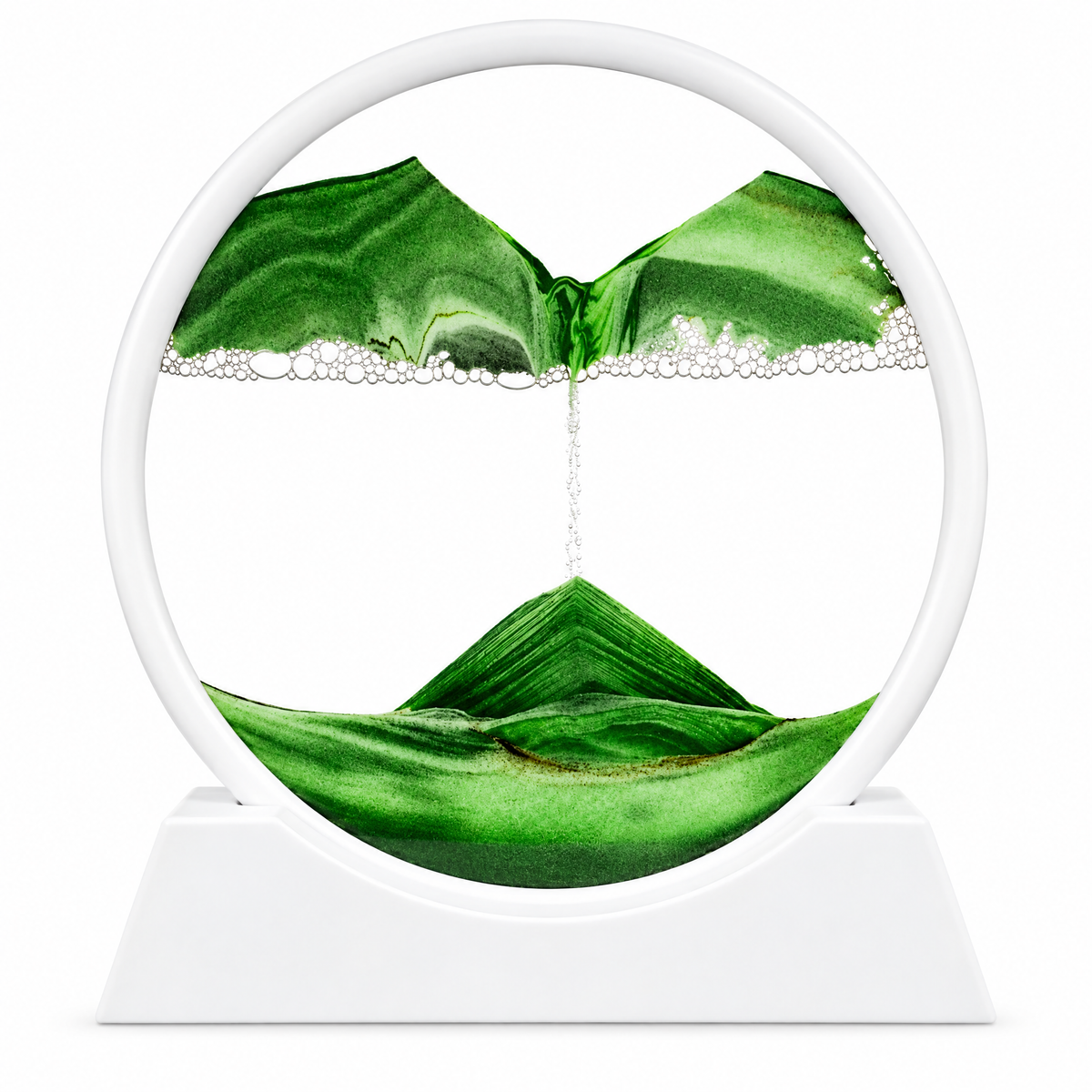 Sabbia Green sand, white frame – white background product photo