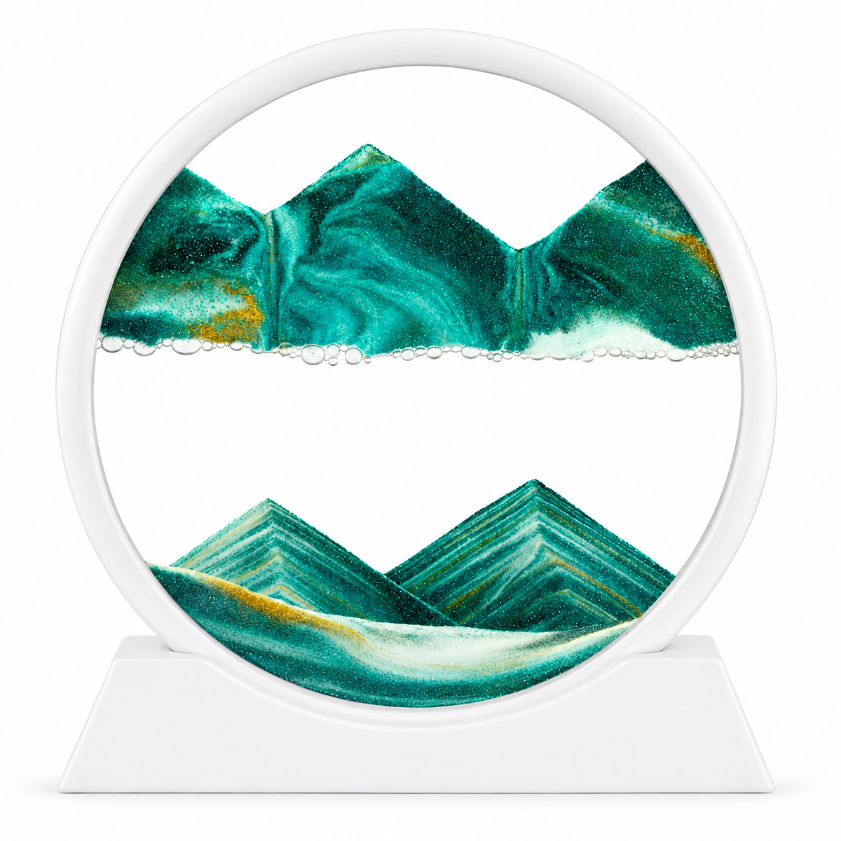 Sabbia Emerald sand, white frame – white background product photo